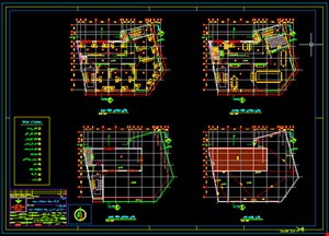 نقشه طراحی ساختمان اداری ( فاز ۲ )