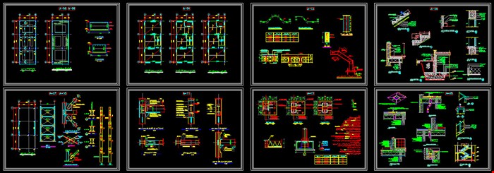  پروژه طراحی فنی ساختمان – نقشه فاز ۲ ساختمان مسکونی ۳ طبقه